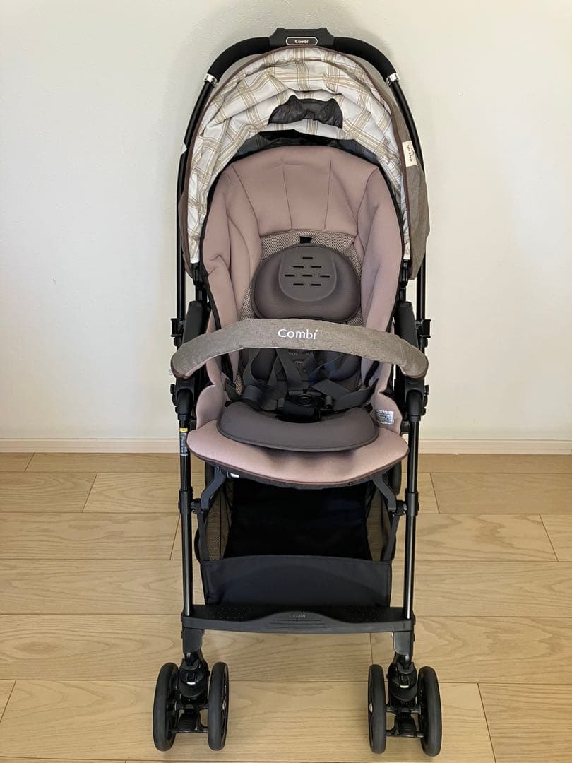 美品✨コンビ ベビーカー スゴカルα Light エッグショック テータテート