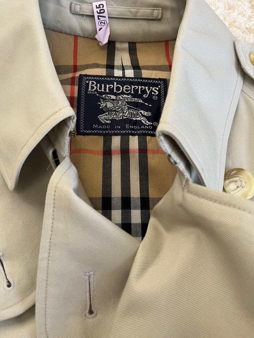 Burberryトレンチコート　イングランド製　vintage
