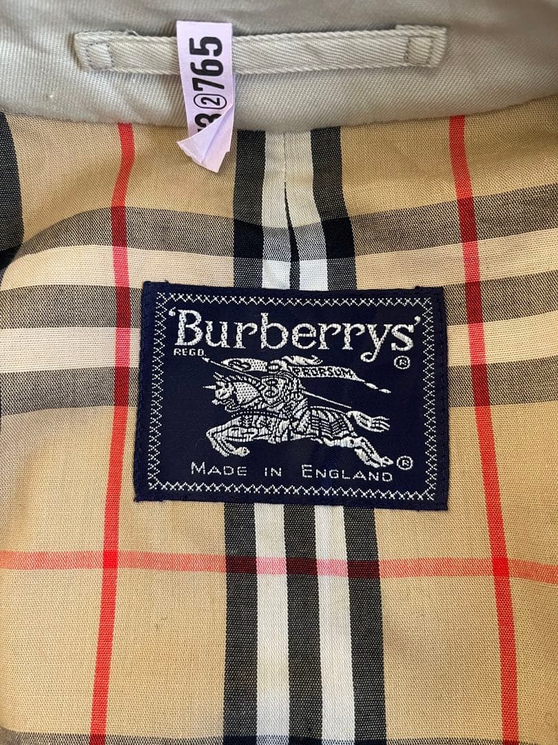 Burberryトレンチコート　イングランド製　vintage