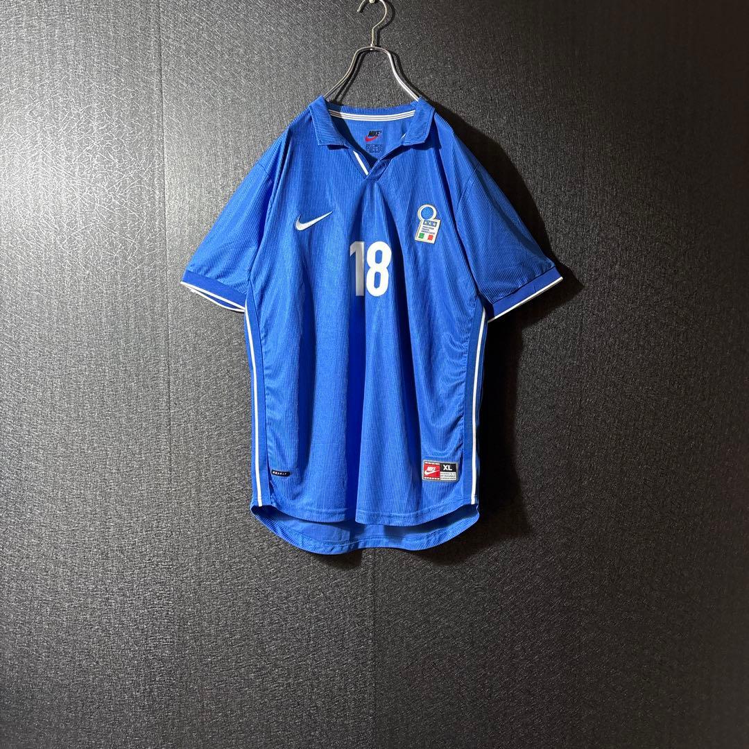 【★ ロベルト・バッジョ】 NIKE イタリア代表 サッカー ユニフォーム XL