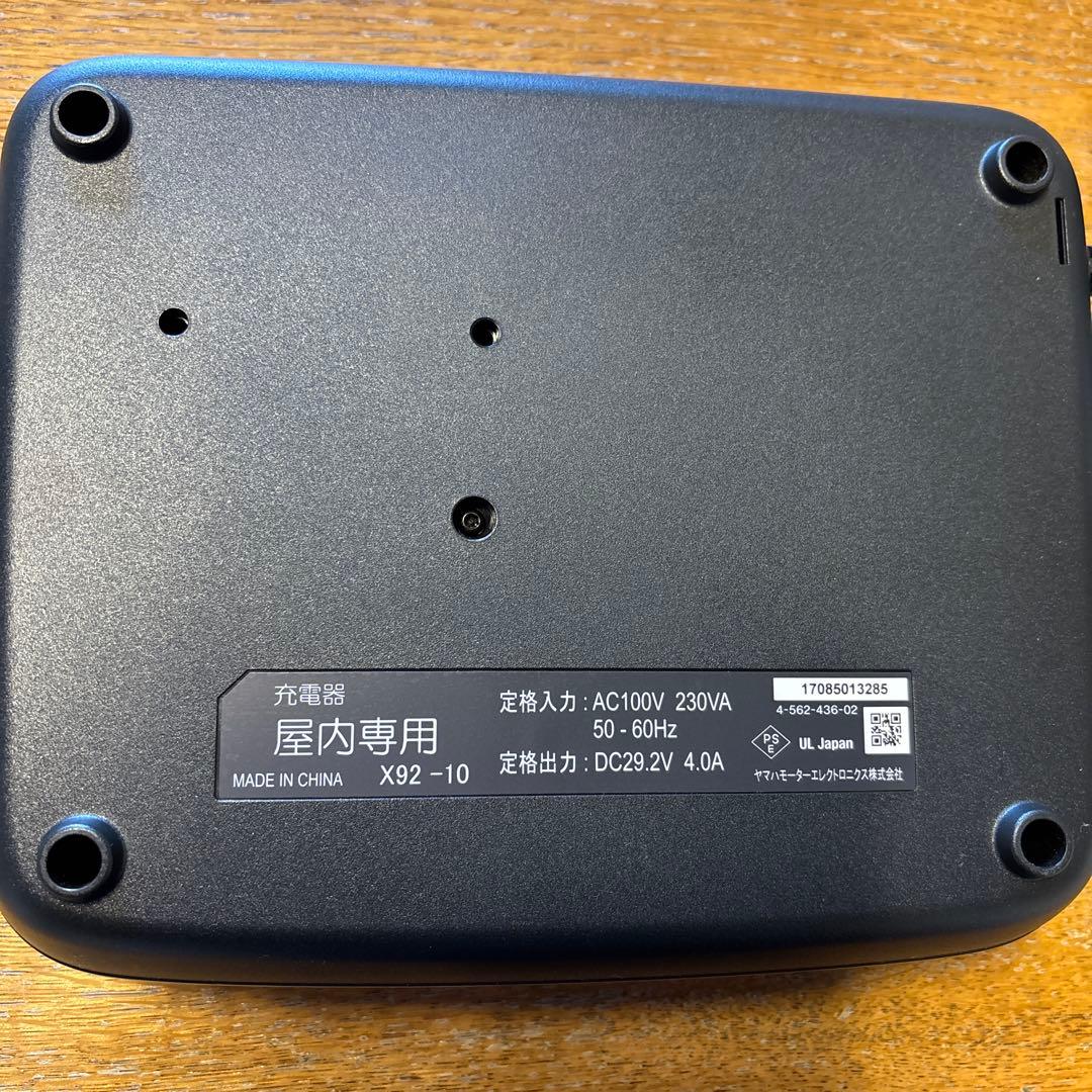未使用 ブリヂストン C301_12.3Ah リチウムバッテリー本体充電器セット