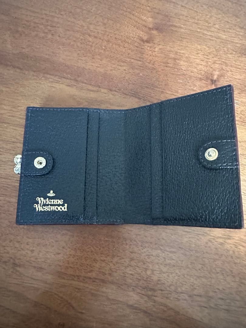 Vivienne Westwood ブラック 二つ折り財布 箱付き