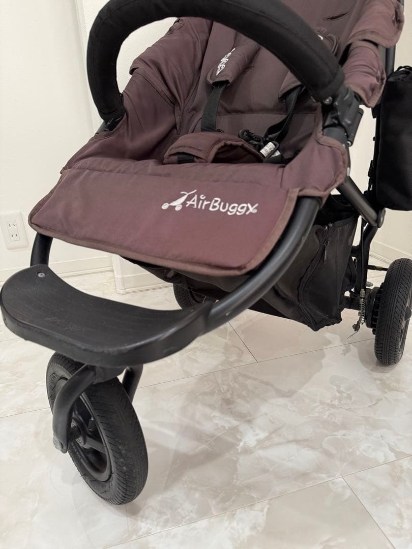 【美品】エアバギー AirBuggy ココブレーキ ベビーカー ブラウン