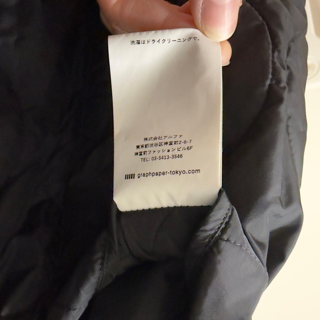 Scale Off Wool Balmacaan Coat 黒　2