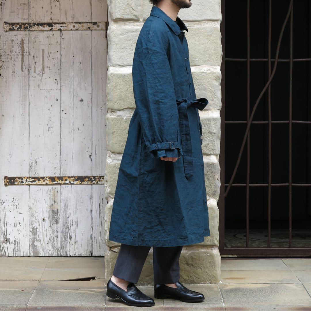 ジャケット・アウター OUTIL 21ss MANTEAUUZES BLACK INDIGO