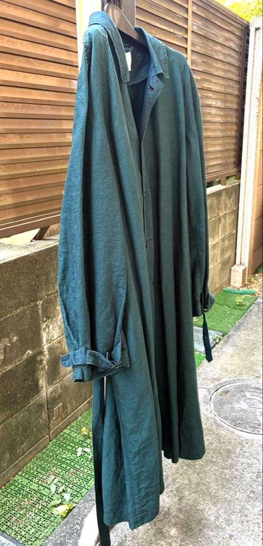 ジャケット・アウター OUTIL 21ss MANTEAUUZES BLACK INDIGO