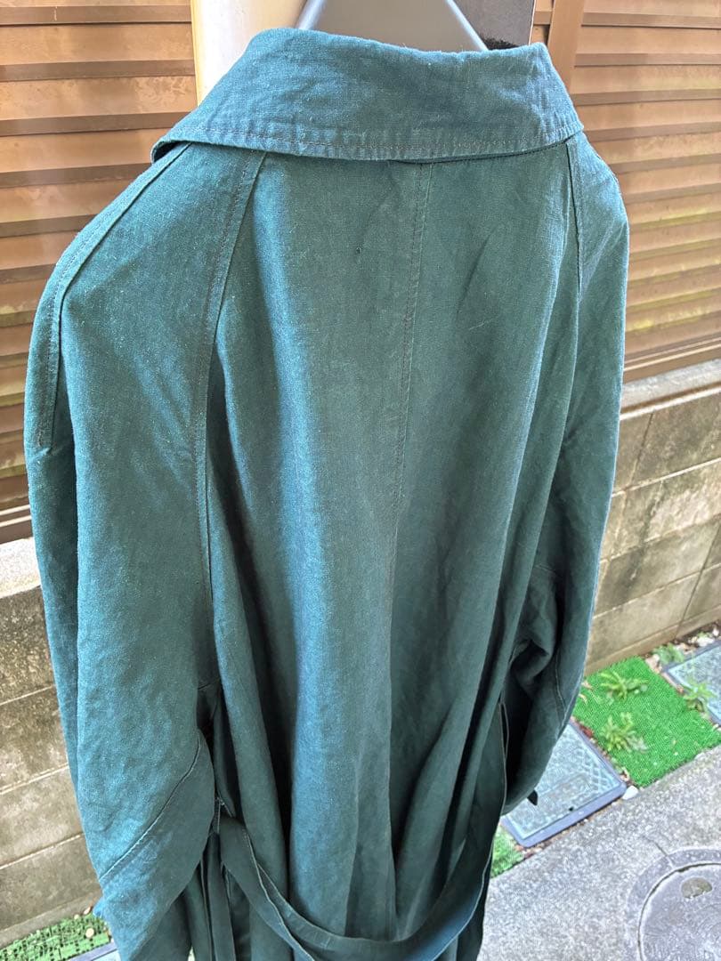 ジャケット・アウター OUTIL 21ss MANTEAUUZES BLACK INDIGO