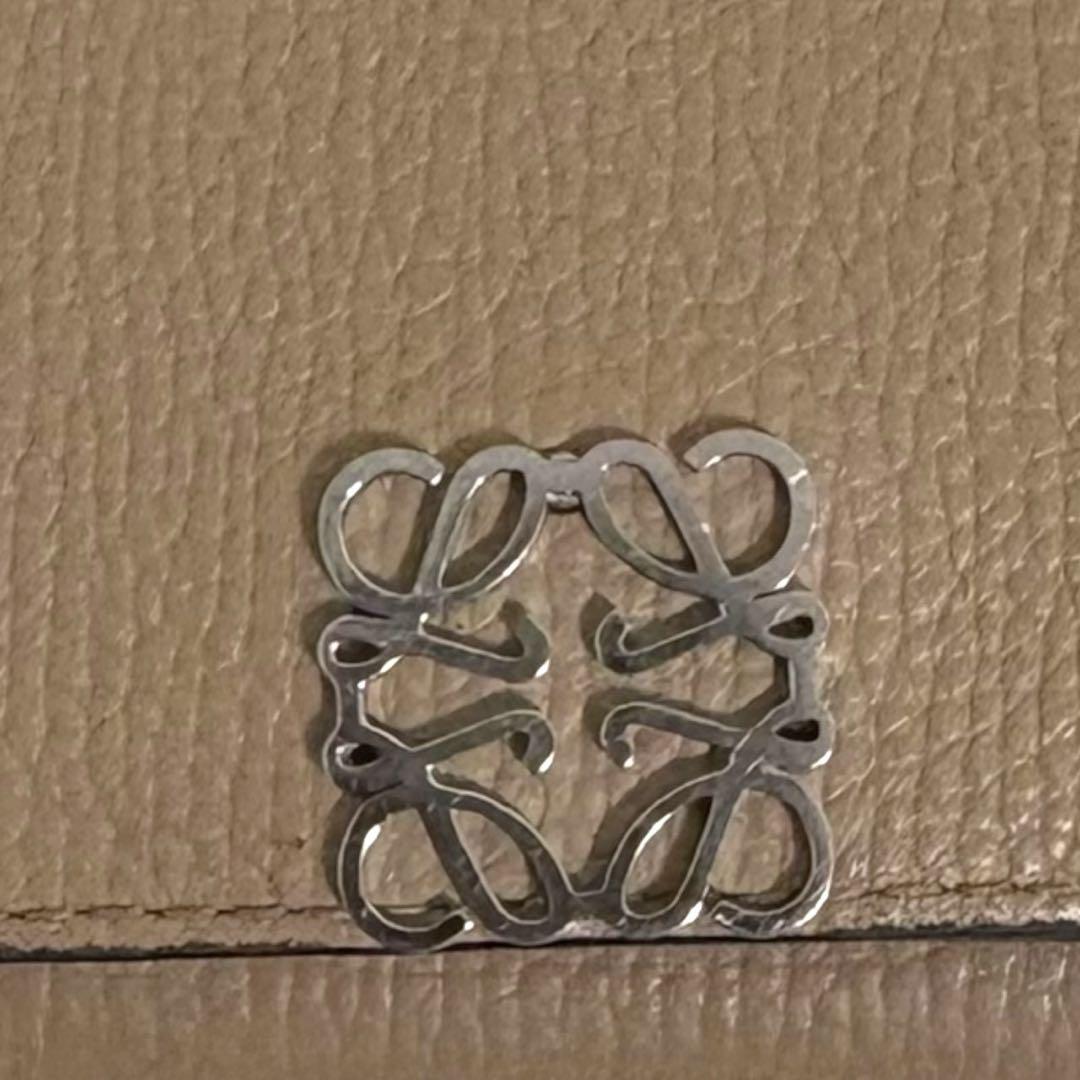 美品✨ LOEWE アナグラム バーティカル ウォレット スモール ベージュ