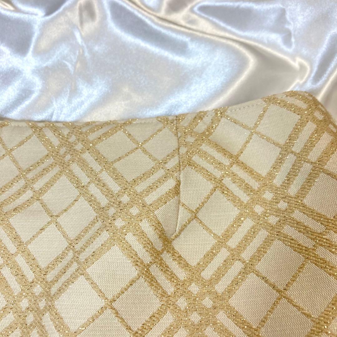 極美品✨BURRBERRY LONDON ミディスカート　チェック　ウール混