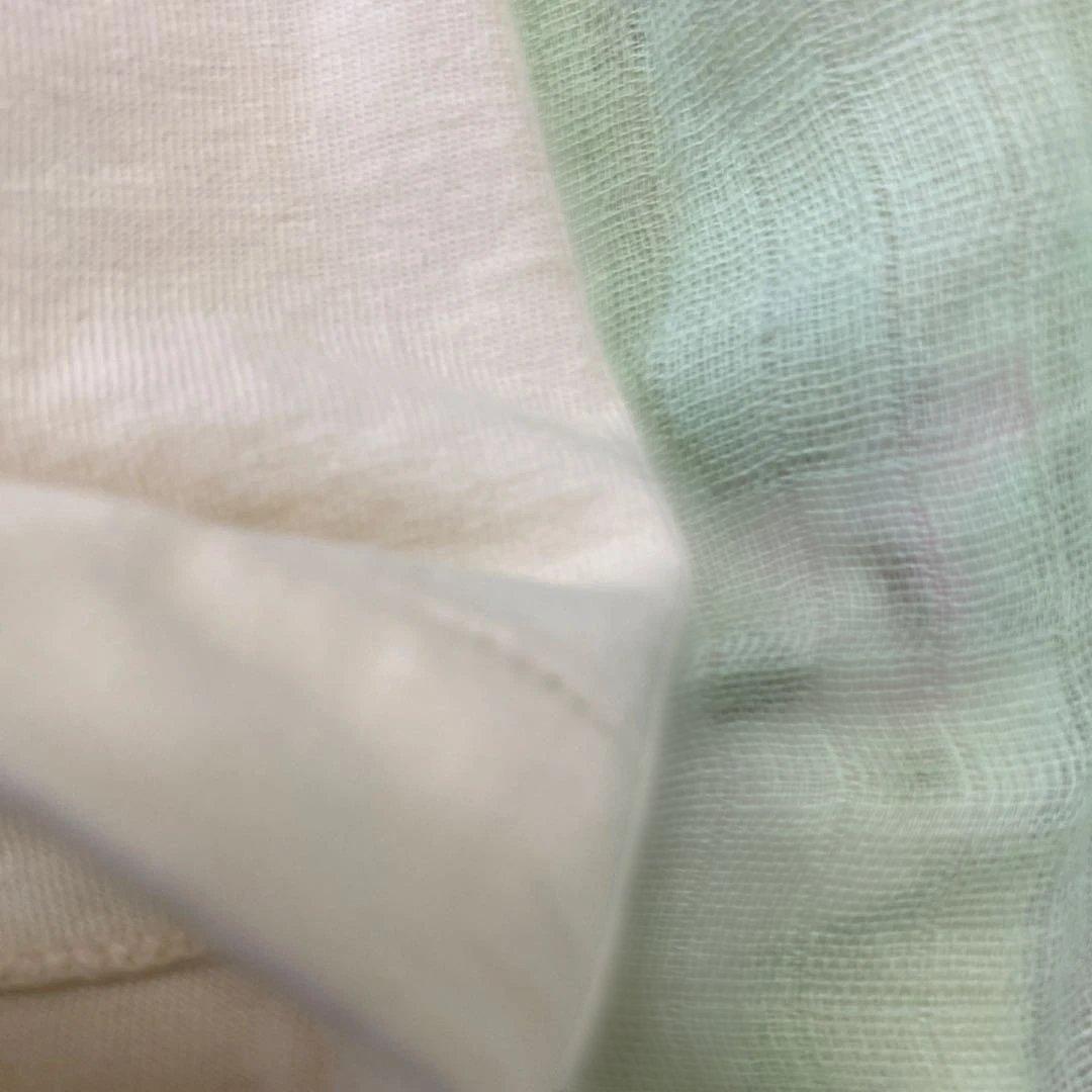 クーティーラグランスリーブ刺繍５分丈袖 ロンT ハチハチワンツーXL