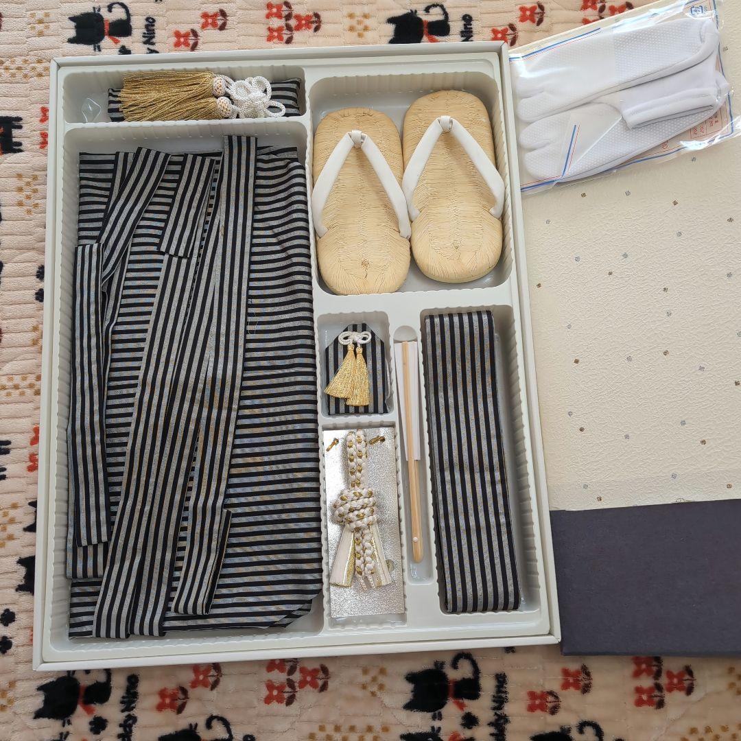 鷹と雲の刺繍羽織　５歳用　セット