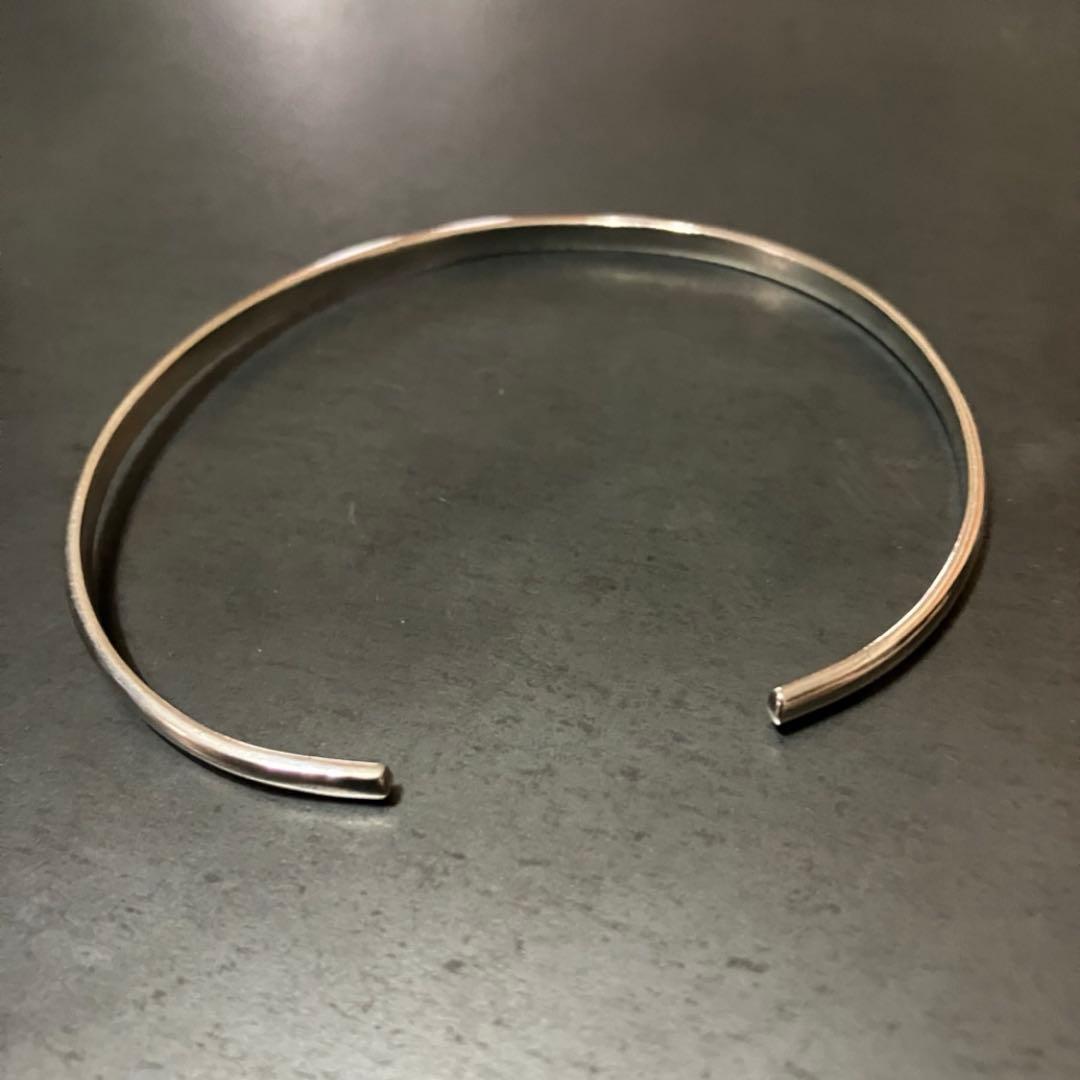 SILVER925 PLANE BRACELET/シルバー/バングル