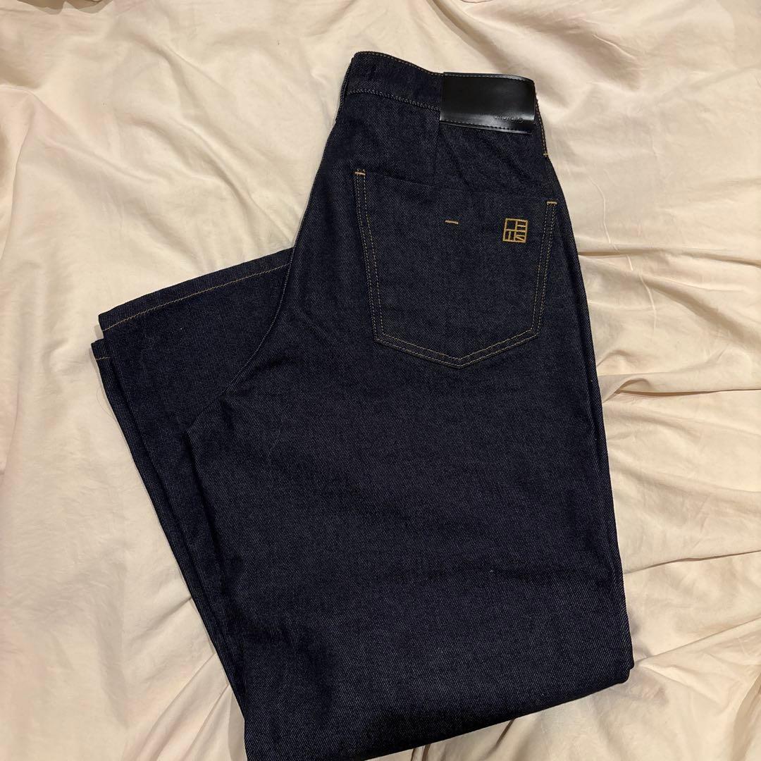 パンツ OHOTORO wide stitch jeans / indigo / S