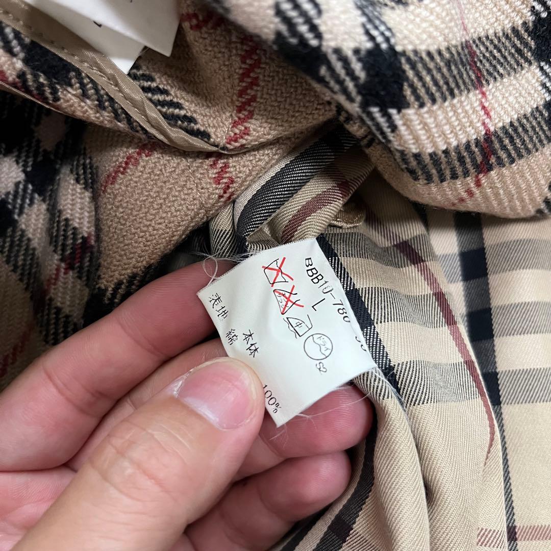 美品Lサイズ　バーバリー　トレンチコート　カシミヤライナー付き　ハニーベージュ