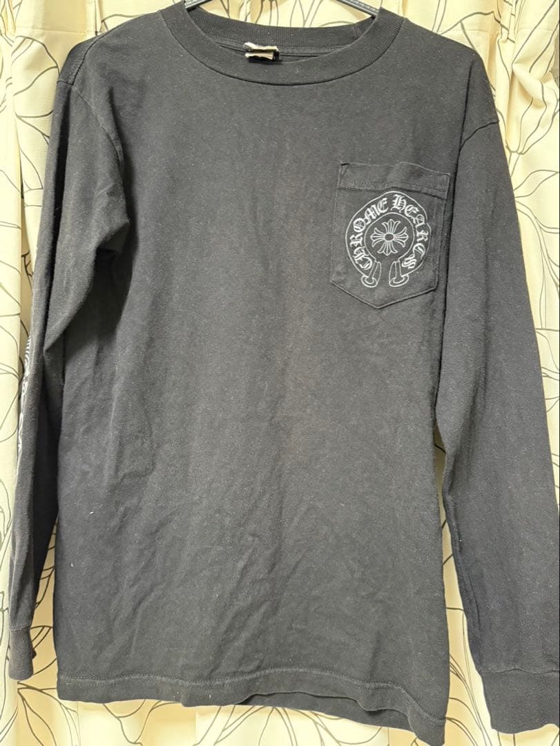 L*J様 Chrome Hearts ブラック ロングスリーブ Tシャツ