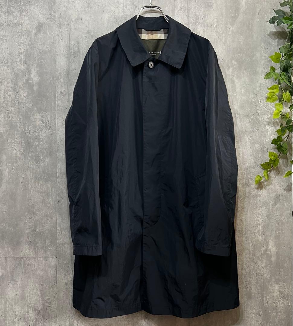 【美品】MACKINTOSH LONDON　トレンチコート　ネイビー　L