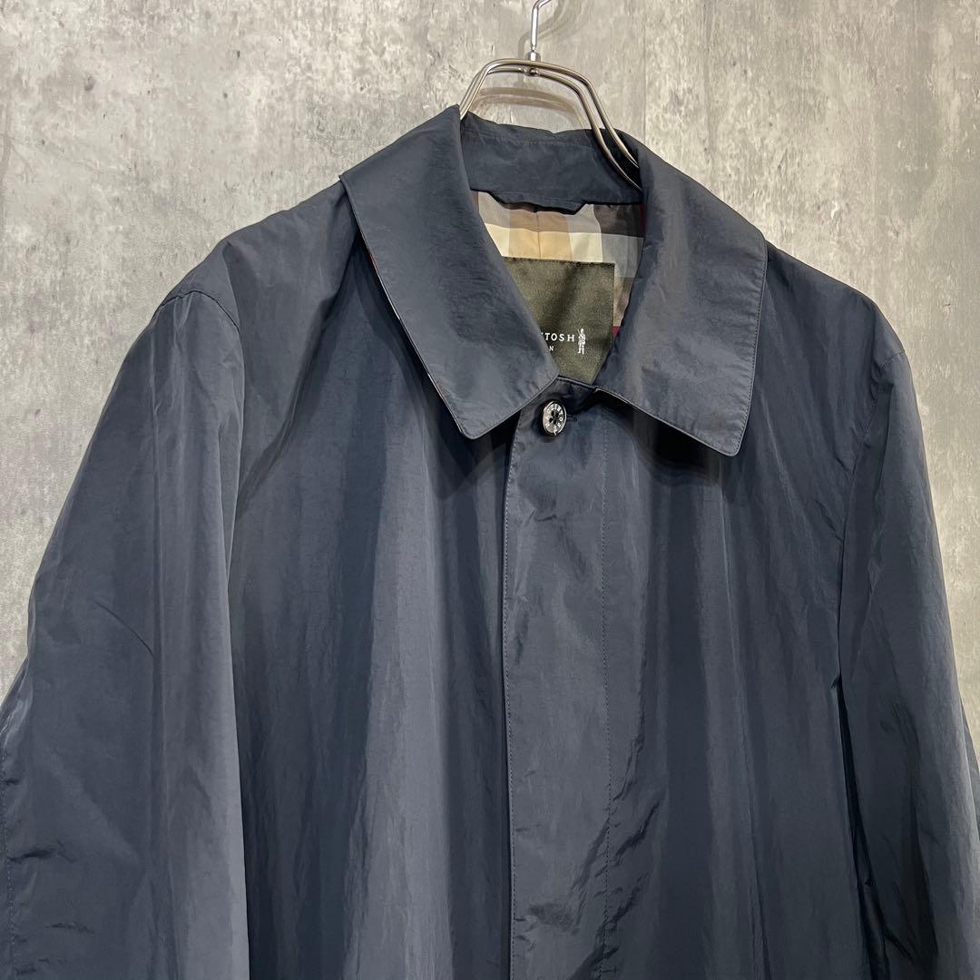 【美品】MACKINTOSH LONDON　トレンチコート　ネイビー　L