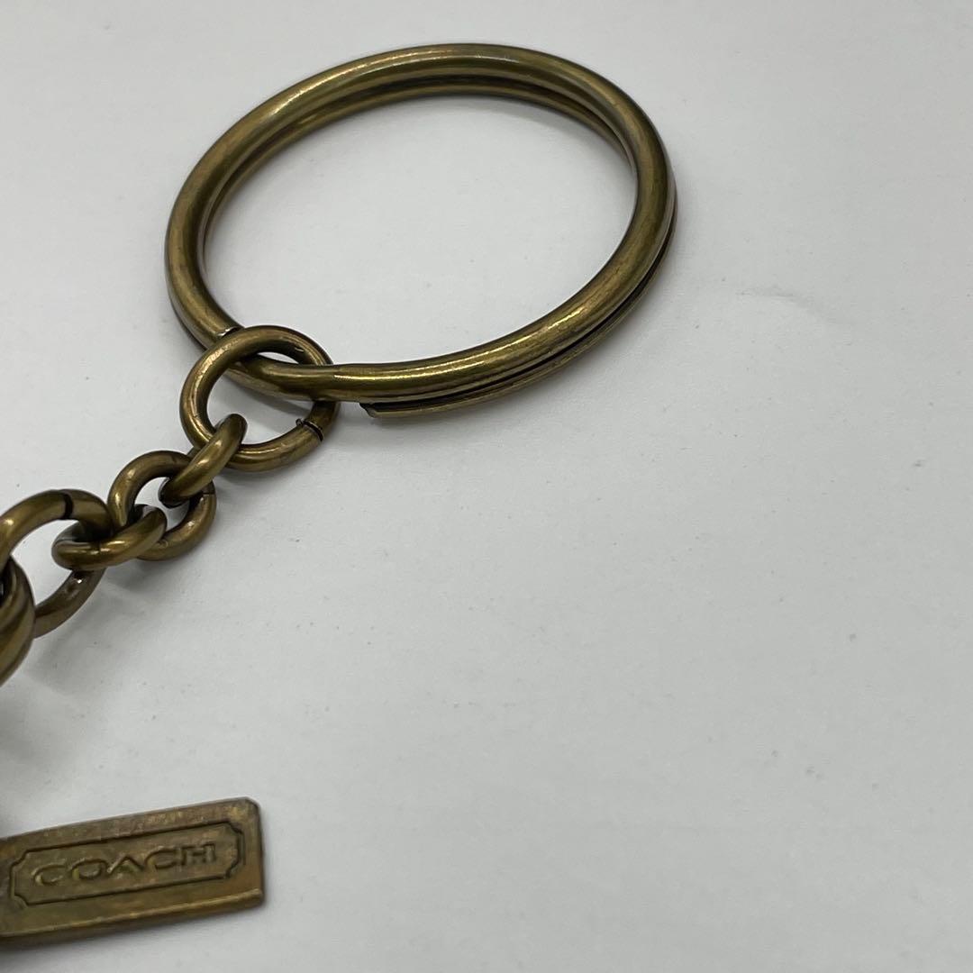 オールドコーチ　キーホルダー　バケツバッグ 真鍮製　ゴールド色　希少レア