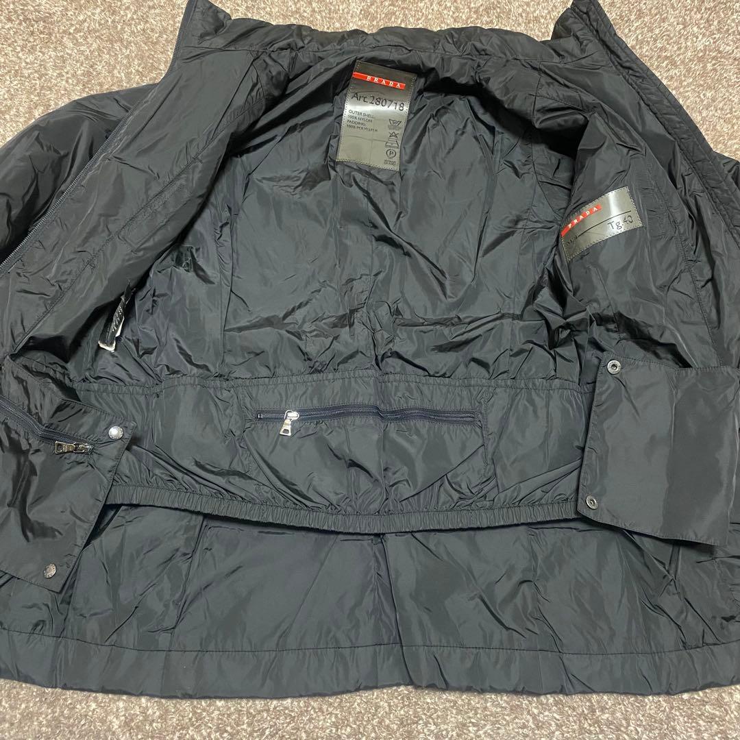 ジャケット・アウター PRADA SPORT nylon puff gimmick jacket