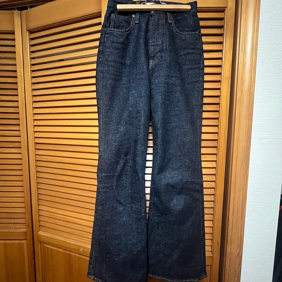 MOUSSY MVSFLAREサイズ24 フレアデニム