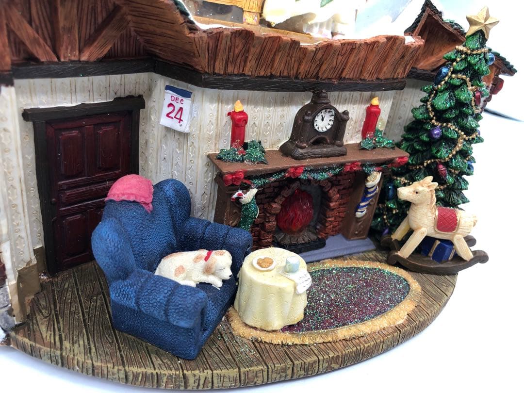サンタクロース クリスマス オルゴール ヴィンテージ 稼動品