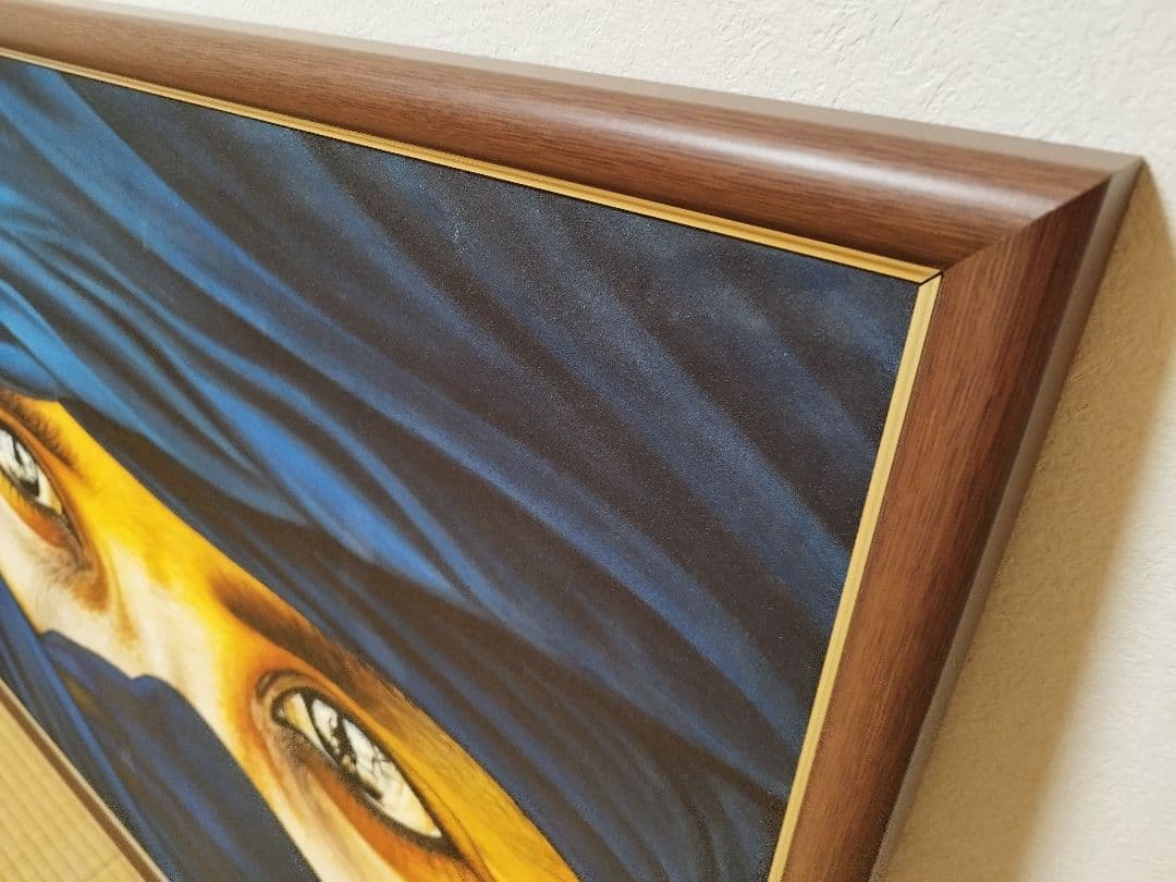額入り　現場で描いてる人から買いました！リアリズム 絵画 目のクローズアップ