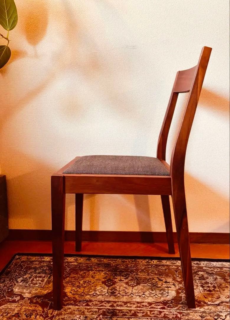 ☘️送料込⭐️美品⭐️廃盤希少⭐️無印良品⭐️ウォールナット材チェア⭐️