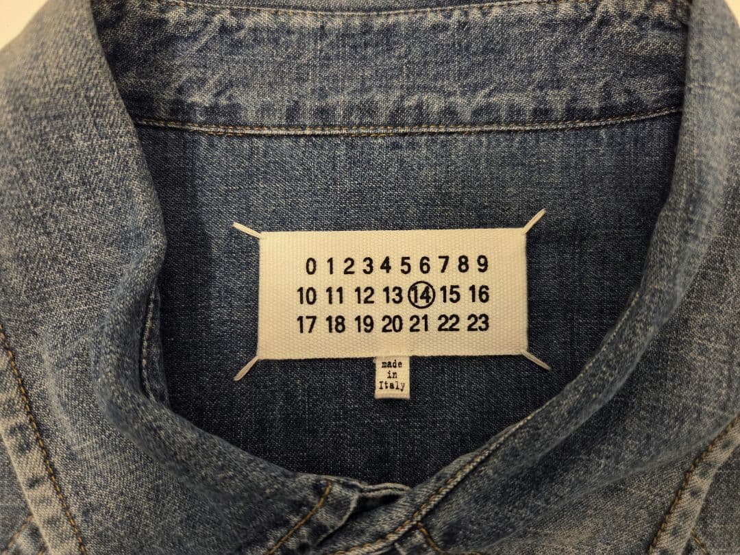 Maison Margiela マルジェラ 14 ウエスタンシャツ 39 デニム