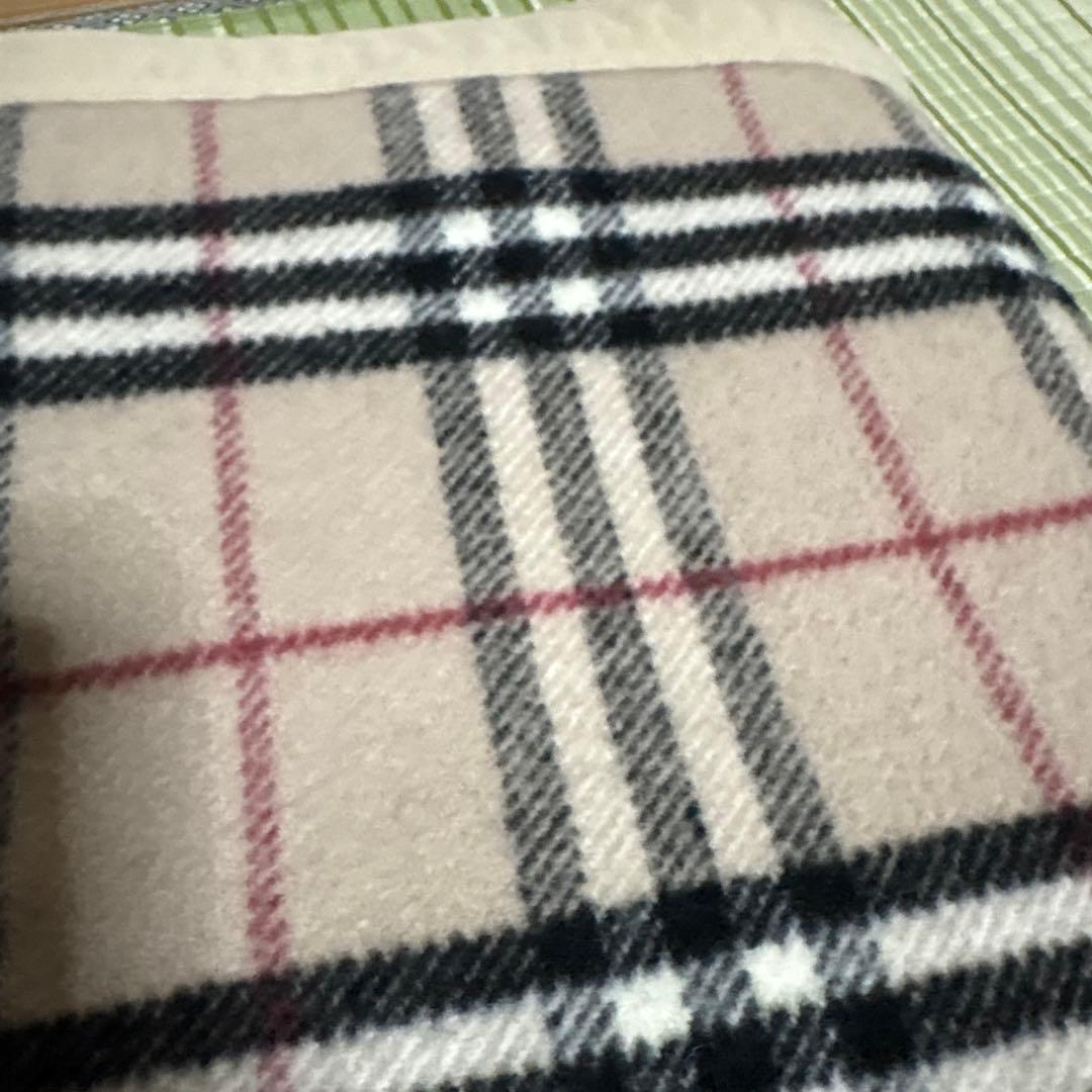 BURBERRY バーバリー　毛布　ノバチェック柄　ウール 100% 防寒　2枚