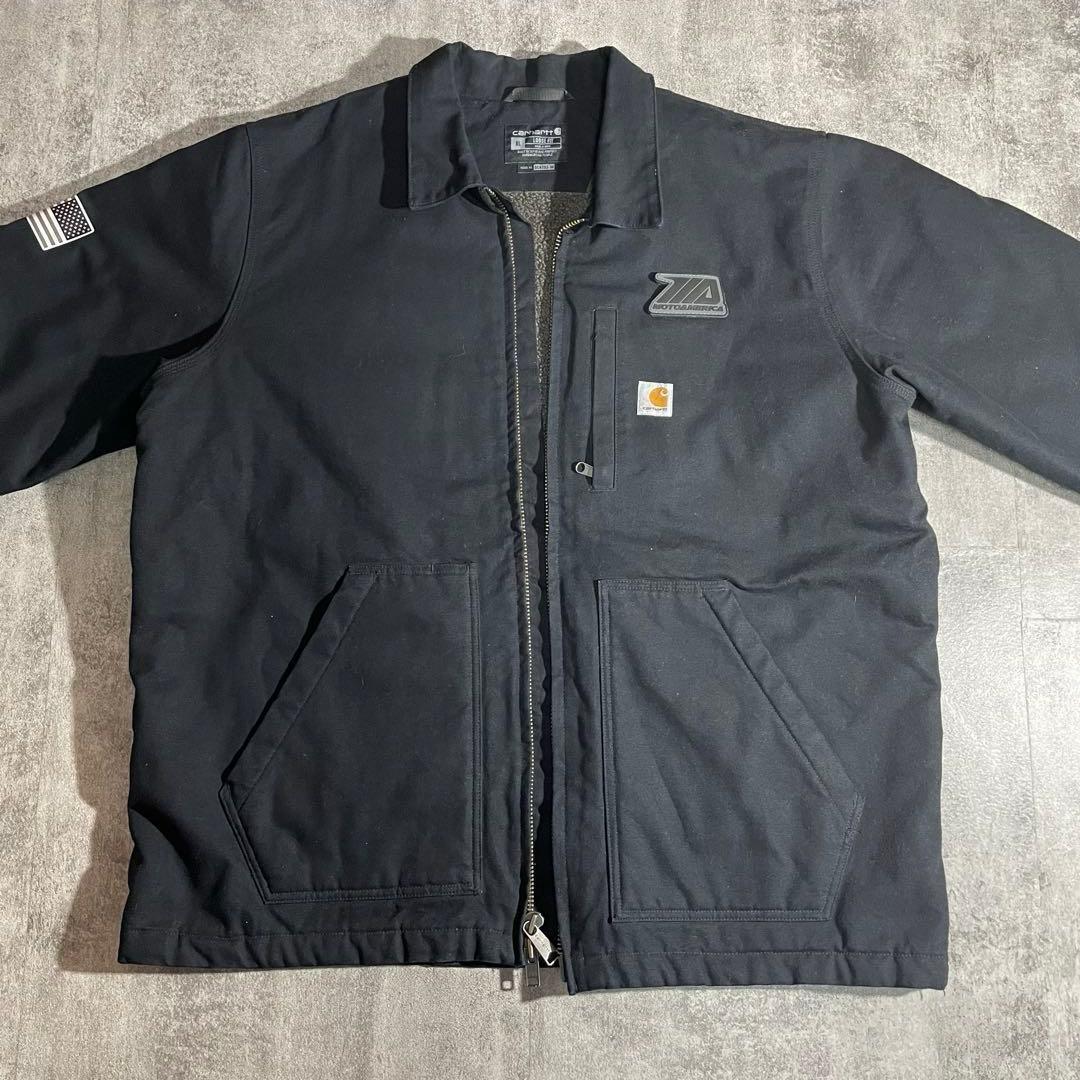 XL Carharttカーハートトラディショナルジャケットダック地 裏地ボア美品
