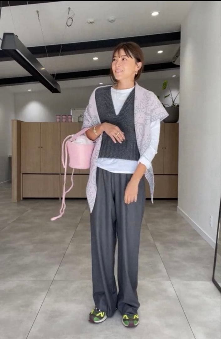 gypsohila★ジプソフィア ストールピンクグレー