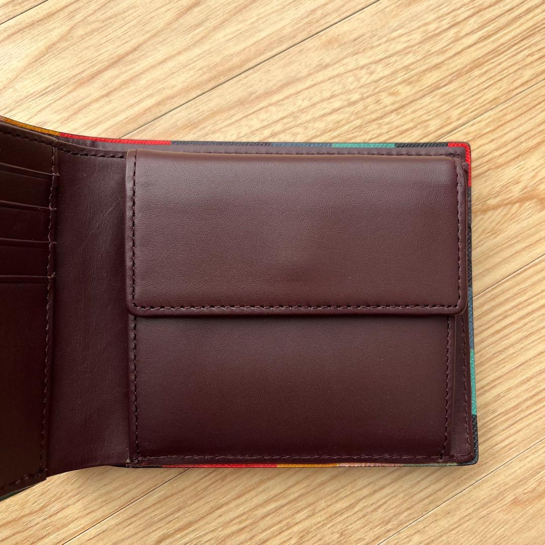 ポールスミス Paul Smith ダークブラウン 二つ折り財布