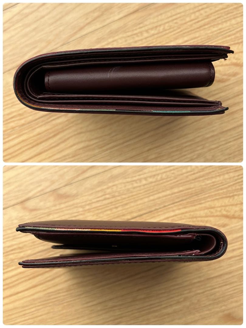 ポールスミス Paul Smith ダークブラウン 二つ折り財布