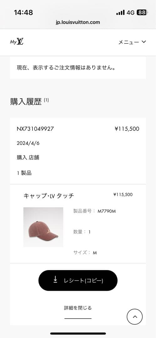 【専用】Louis Vuitton キャップ