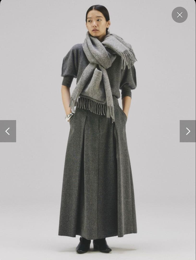 ゆうき　　Plage R'AM TWEEDボンディング スカート