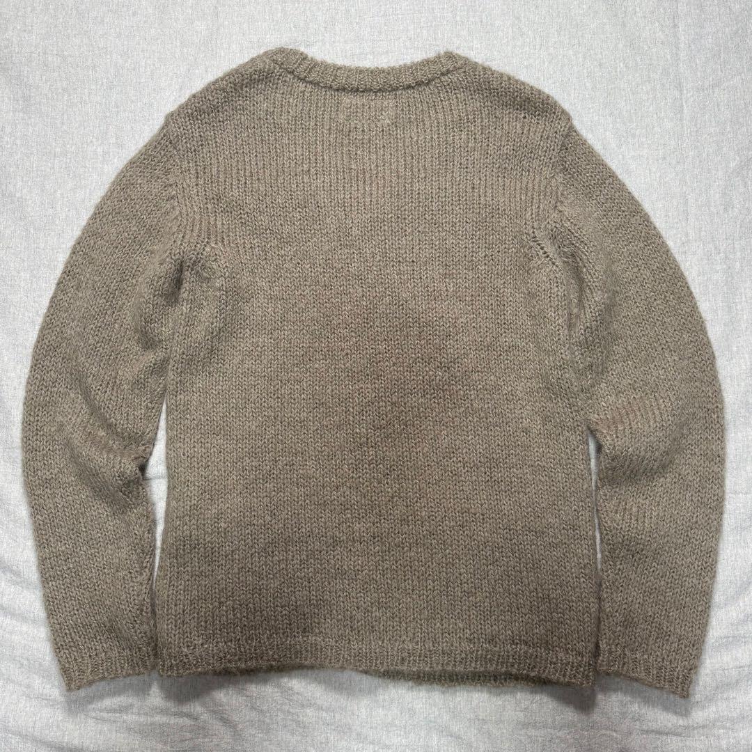 NEIGHBORHOOD モヘア混 12AWカーディガン ベージュ M