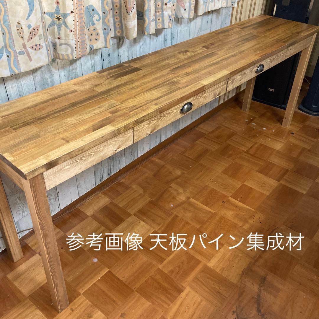 机 テーブル カウンター 幅100cm ヒノキの集成材