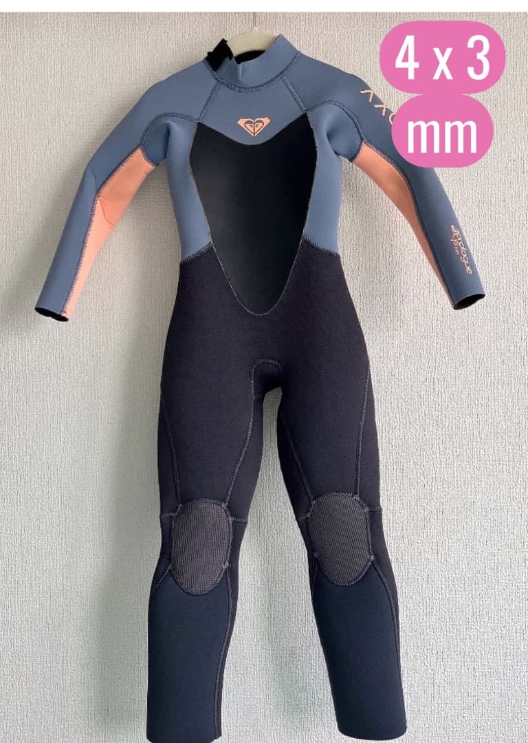 Roxy キッズ 4/3mm ウェットスーツ フルスーツ 110cm