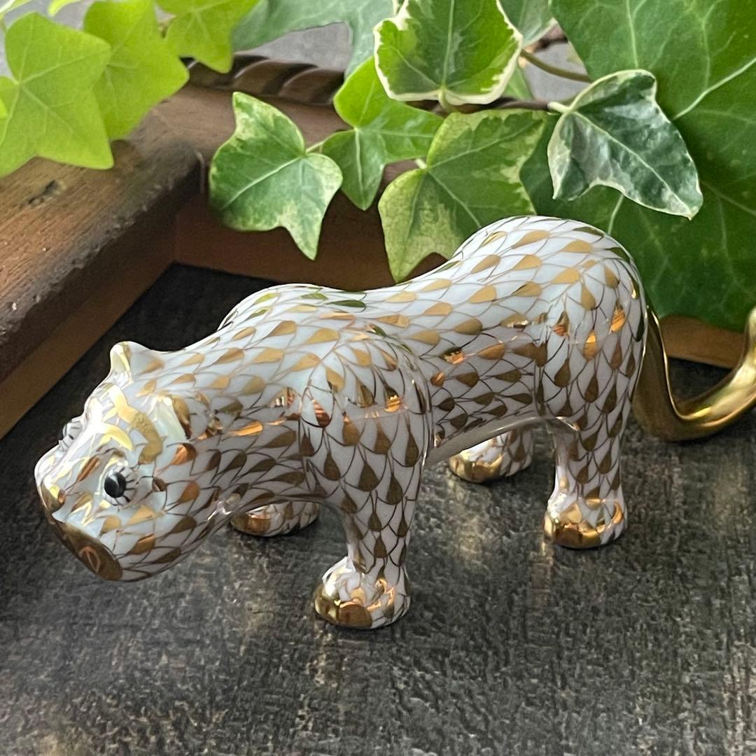 HEREND ゾディアック　十二支フィギュリン　金　2010年