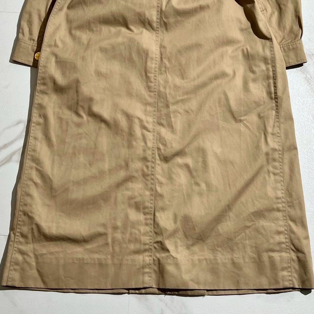 CELINE セリーヌ　トレンチコート　ベルト　金ボタン　ダブル