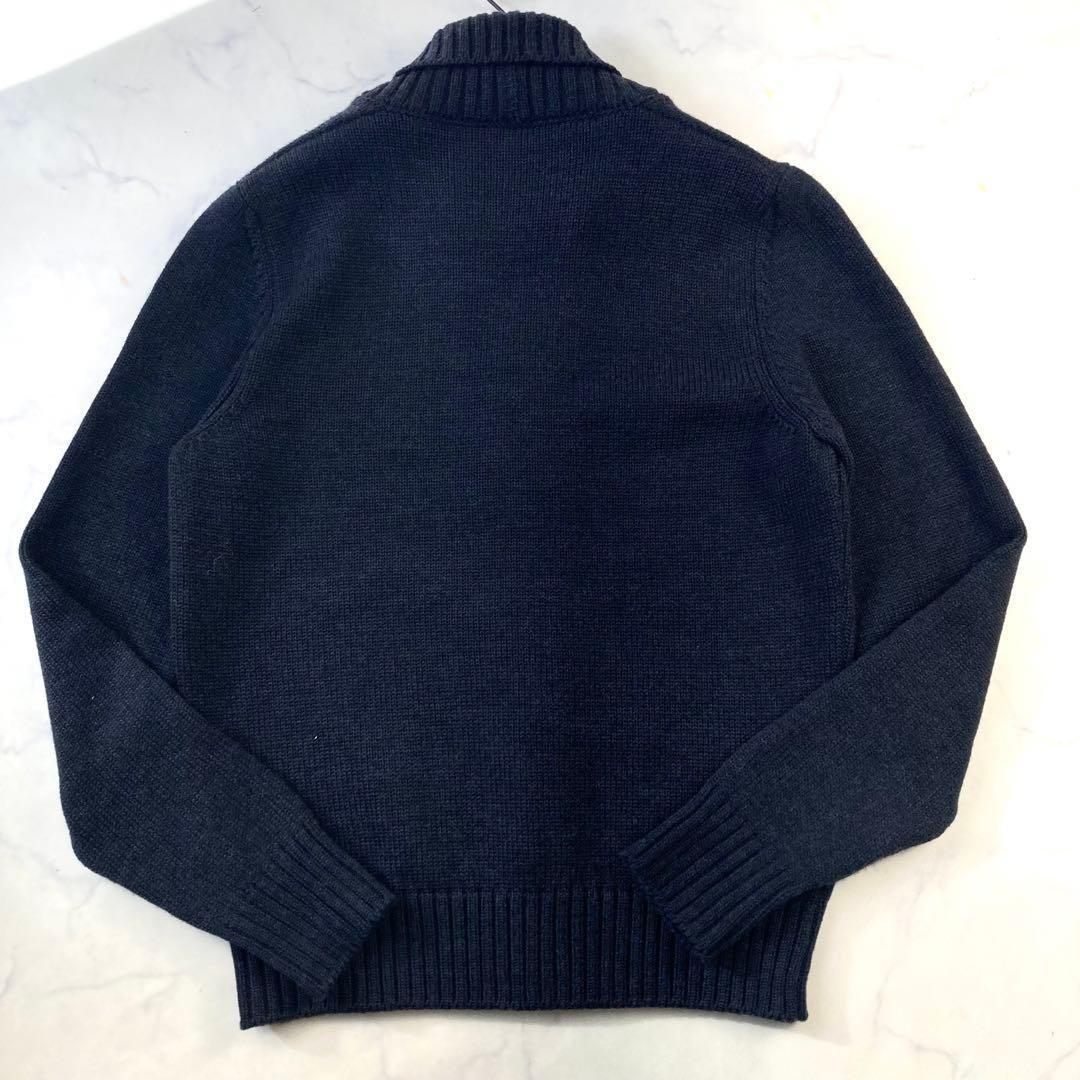 極美品✨ ZANONE カーディガン ニット 黒 5G