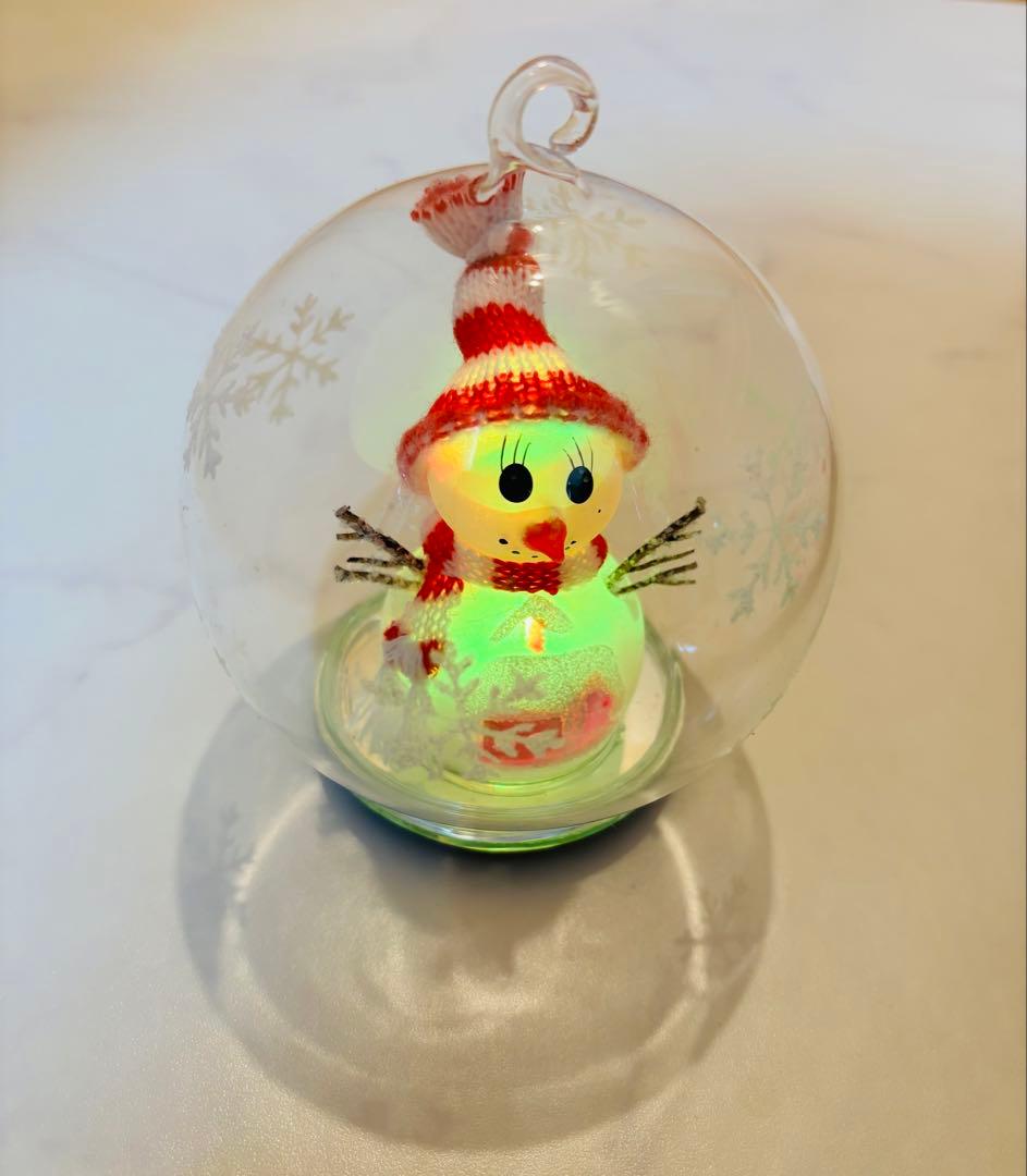 Franc franc☆クリスマスリース＆ 　　　スノードームset