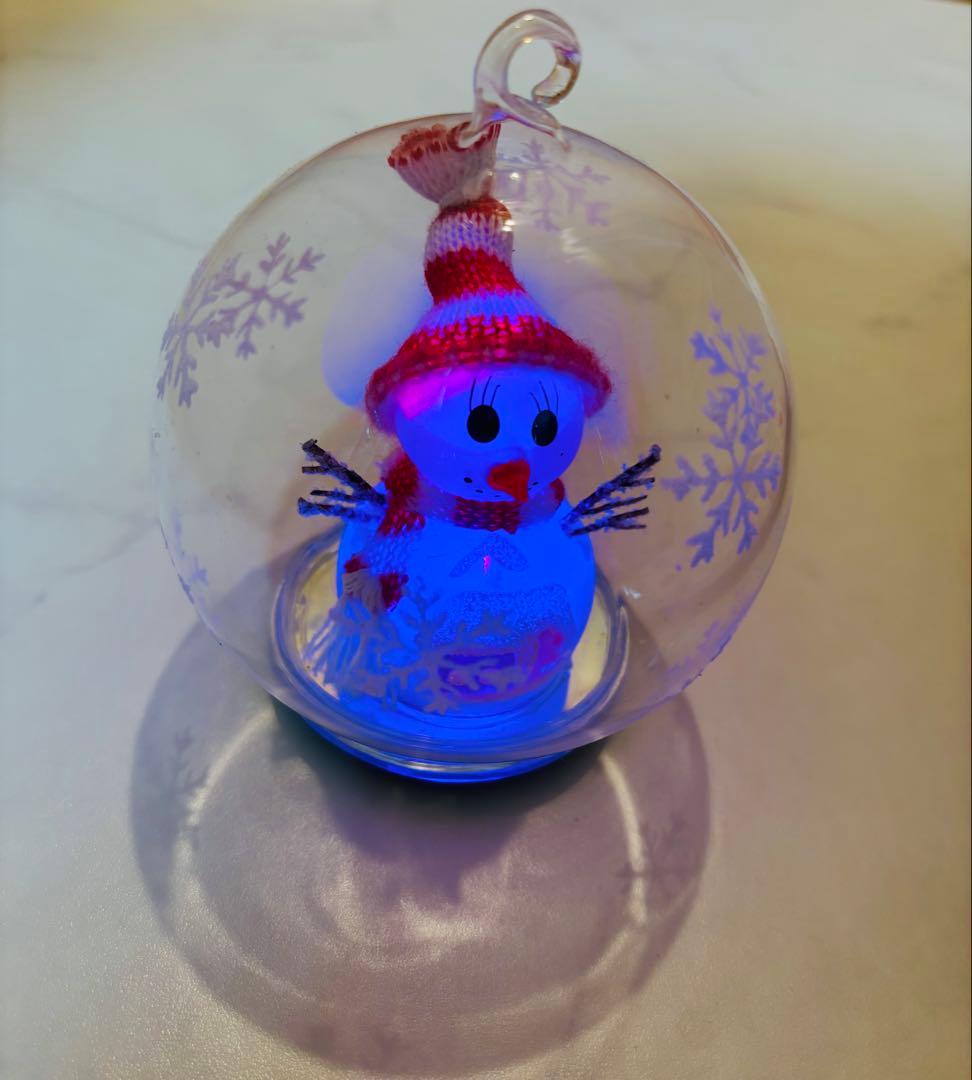 Franc franc☆クリスマスリース＆ 　　　スノードームset