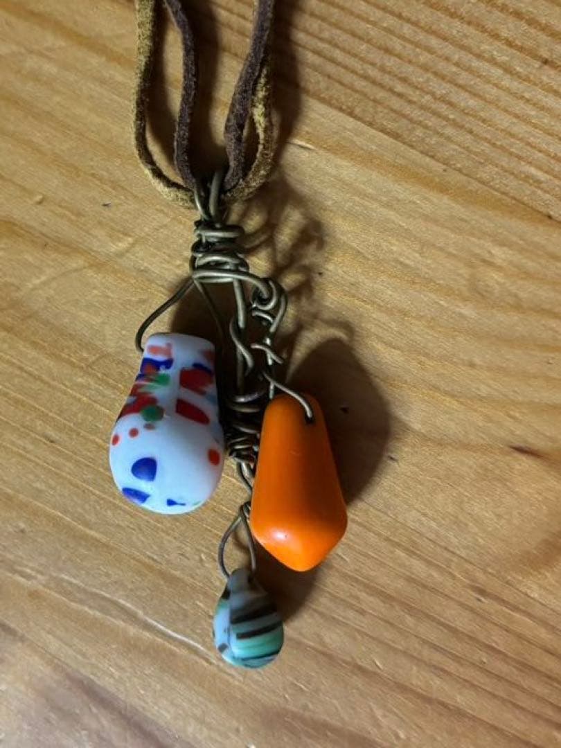 1点もの　アンティーク　ビンテージビーズ　アクセサリー　ネックレス