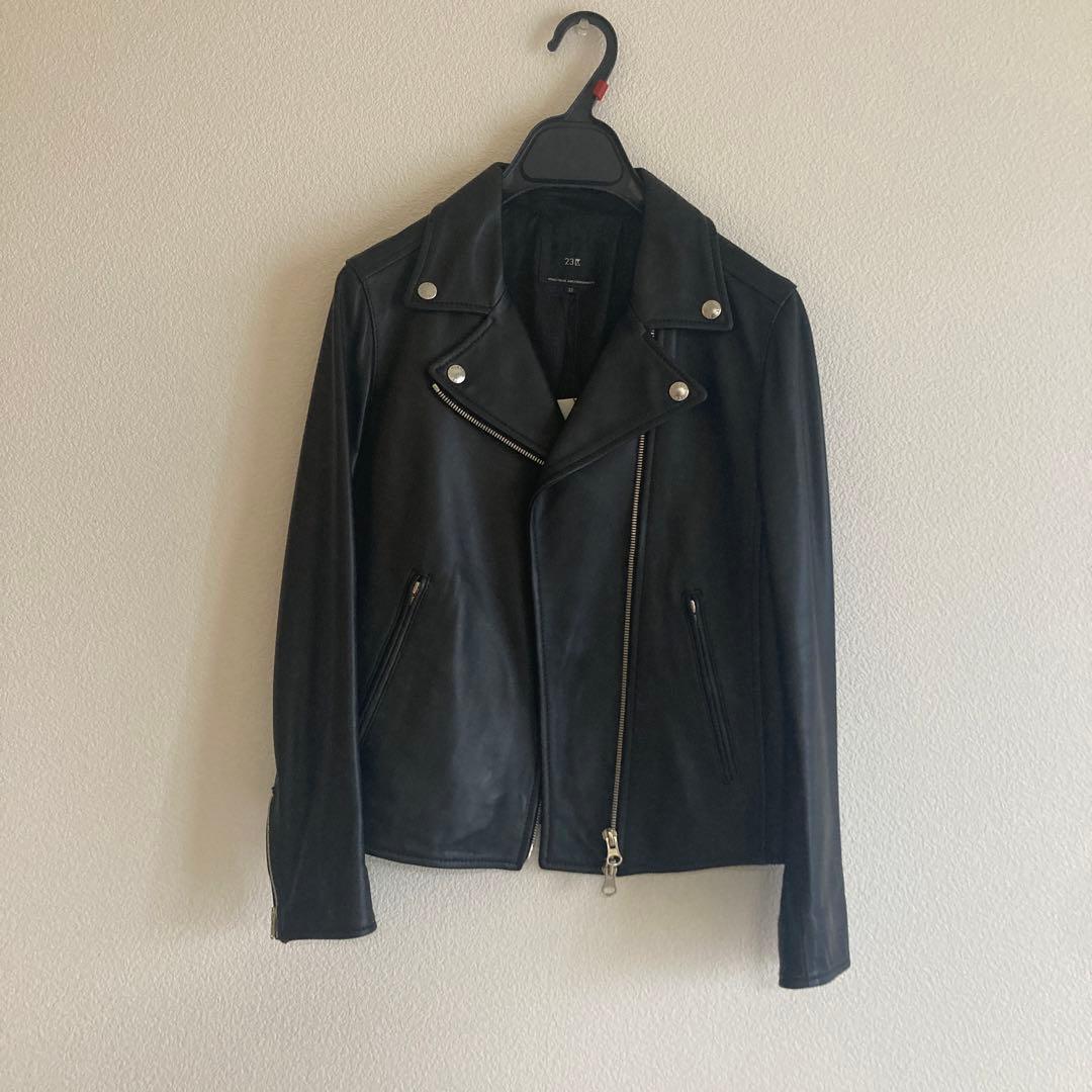 わか23区（32）シープレザー ライダースジャケット