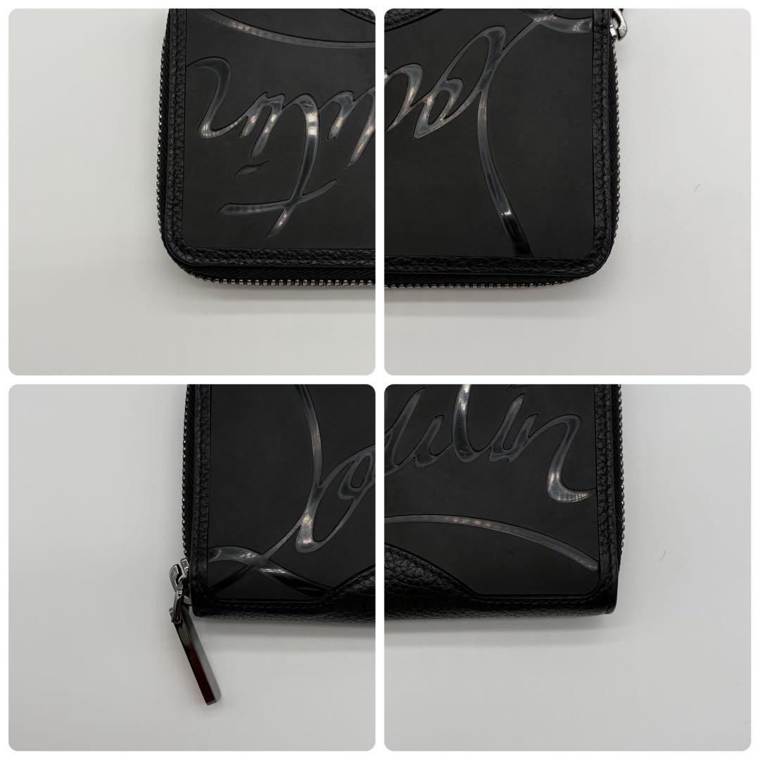 美品　クリスチャンルブタン 長財布 パネトーネ スニーカーソール 黒