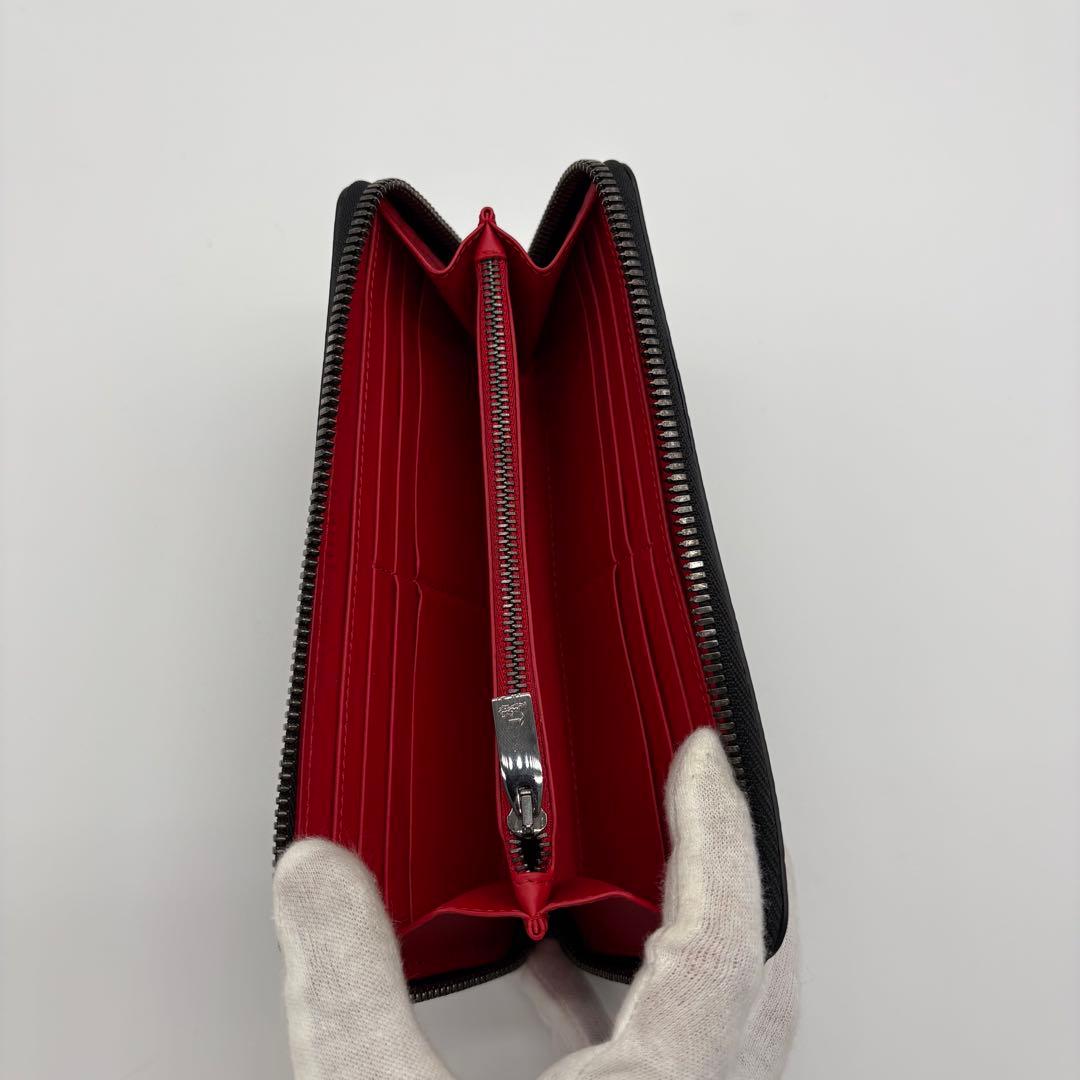 美品　クリスチャンルブタン 長財布 パネトーネ スニーカーソール 黒