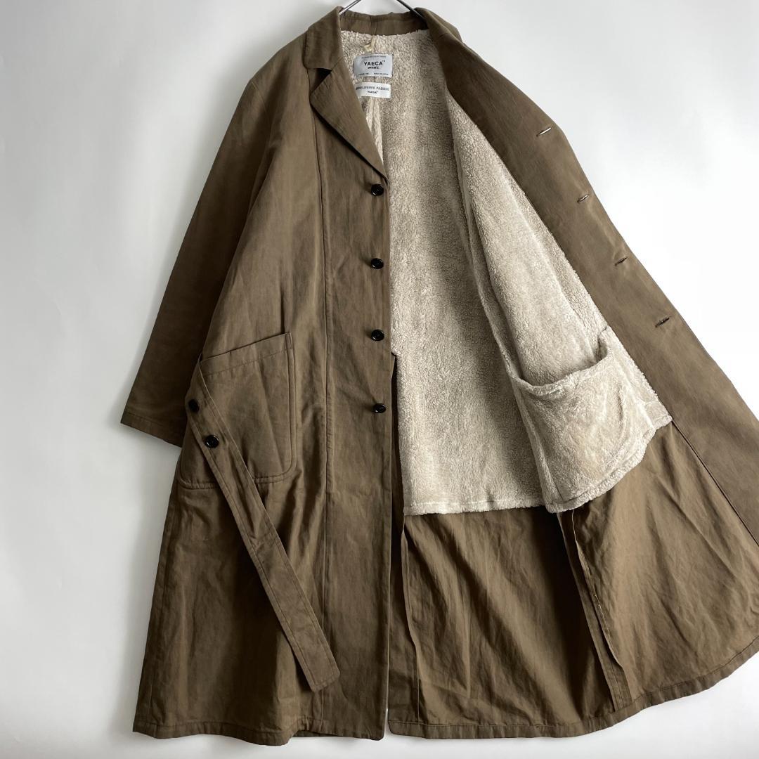 YAECA (pa) オイルドワークコート 裏ボア アトリエ ダスター ショップ
