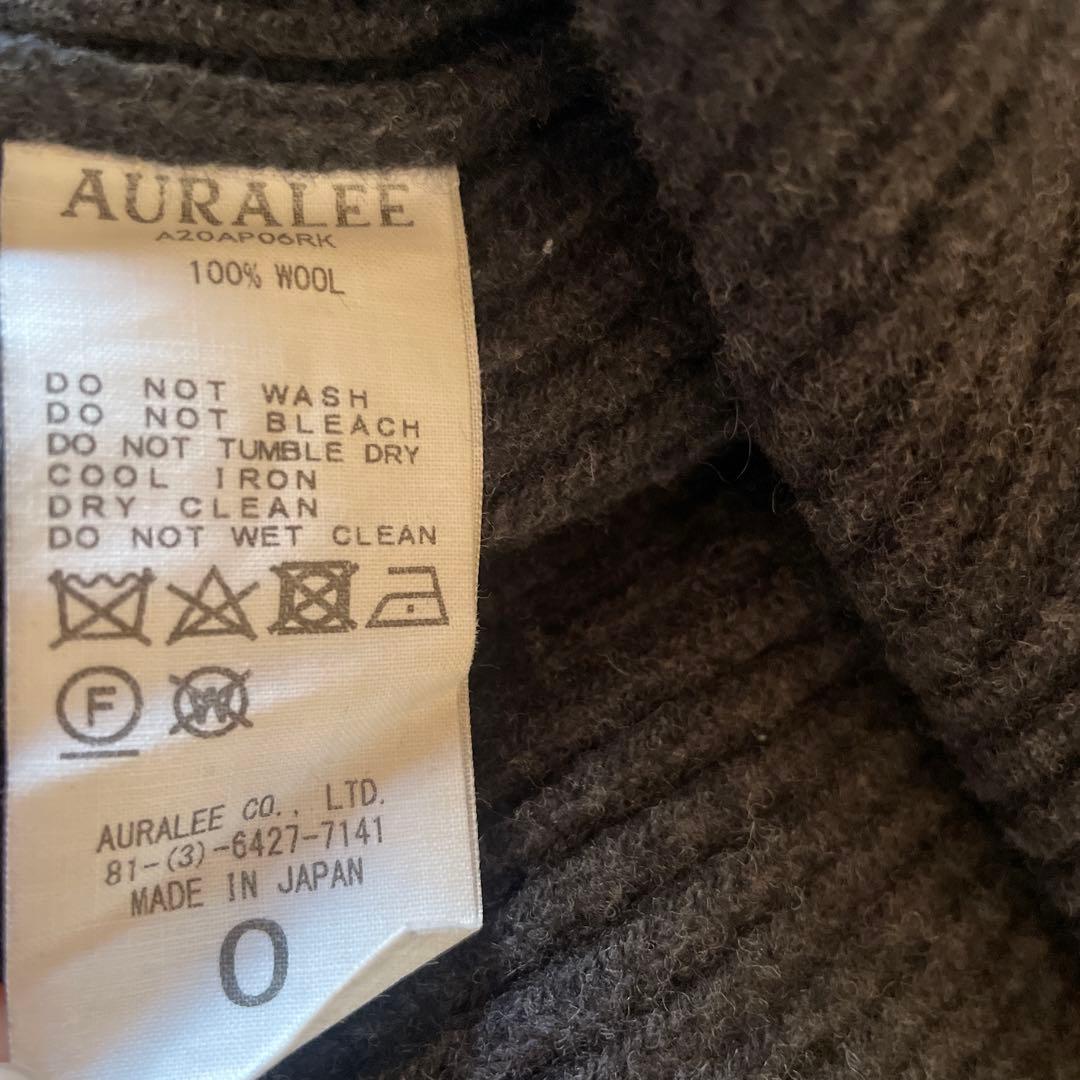 AJURALLEE リブ編みニット