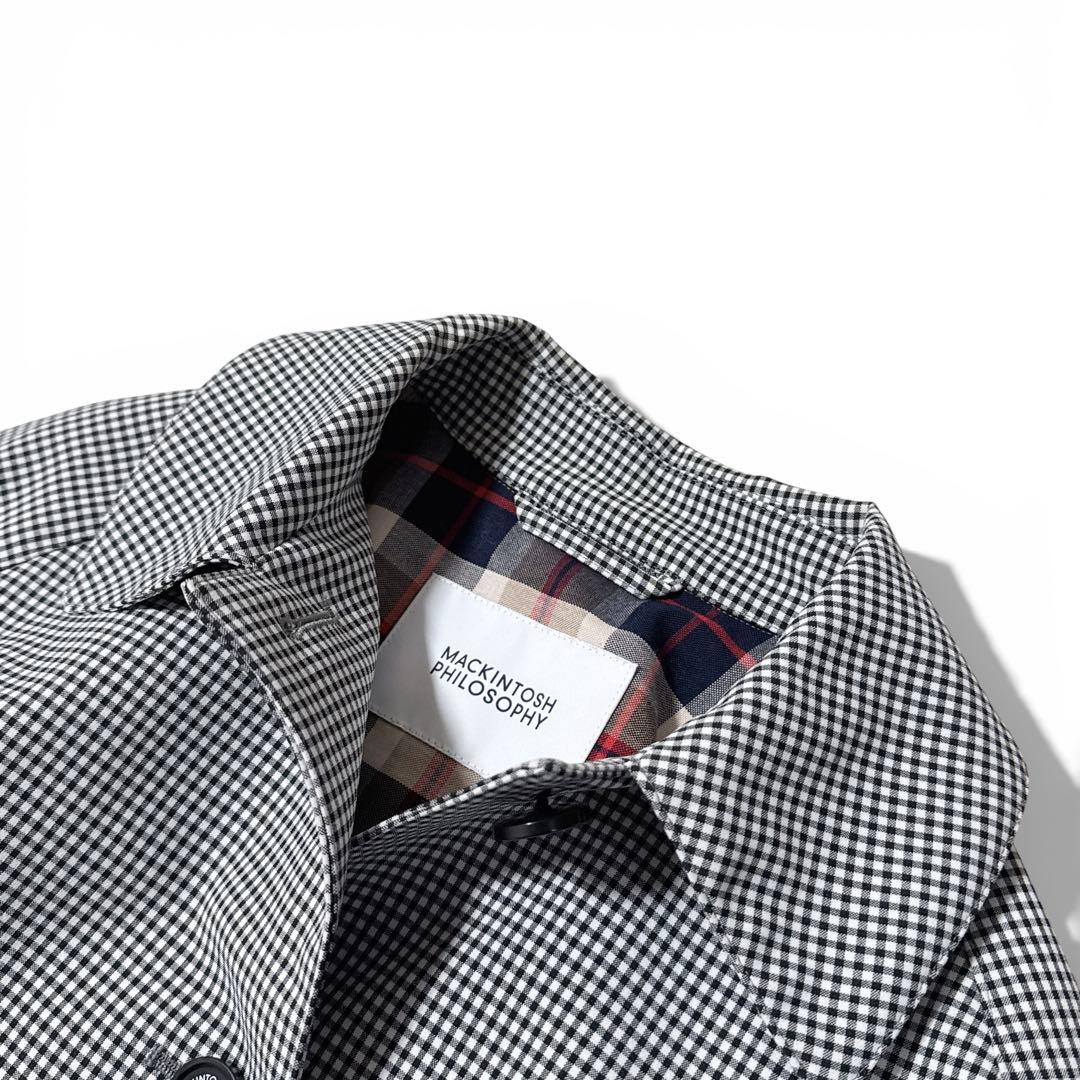 極美品✨️23AW　マッキントッシュ　ウェルベリー　シェパードチェックコート　38